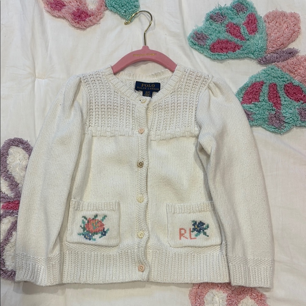 Polo by Ralph Lauren White Sweater Classic Knit
